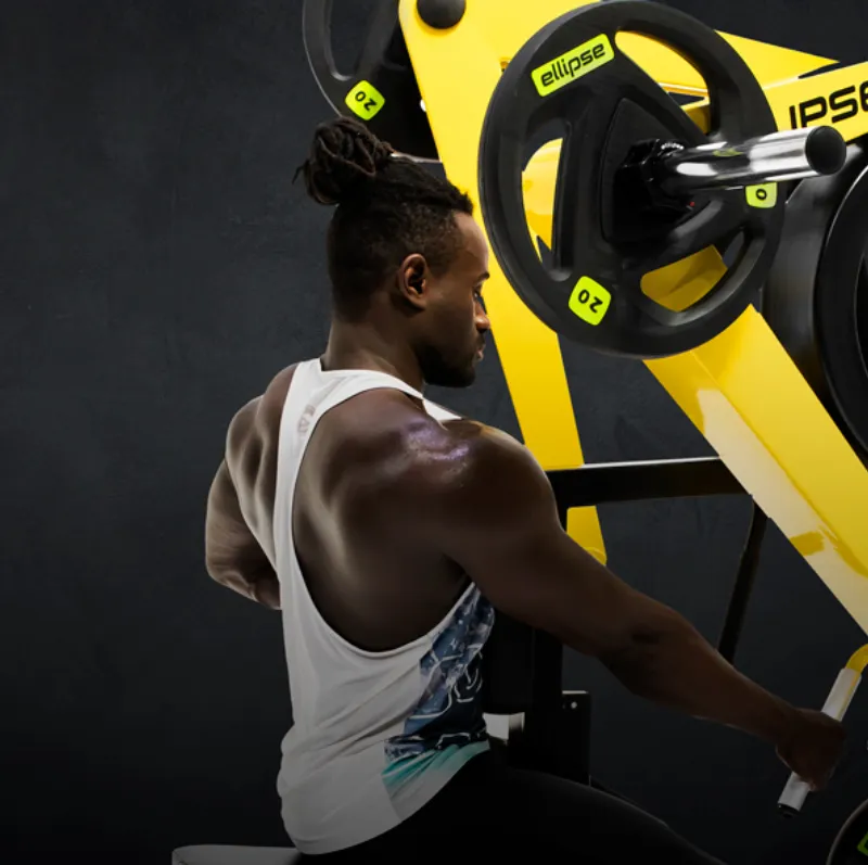 Séance sur machine de musculation