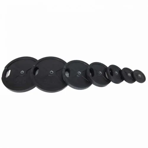 Disque diamètre 50 caoutchouc avec poignée FFITTECH AZAFIT 1,25 kg à 25 kg A014-1.25/50 à A014-25/50