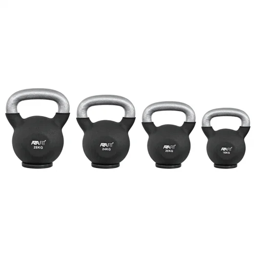 KETTLEBELL noir FFITTECH AZAFIT de 4 kg à 28 kg