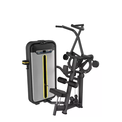 machine de musculation tirage vertical guidée pour le travail des dorsaux SP010 sport line ellipse home atletisport