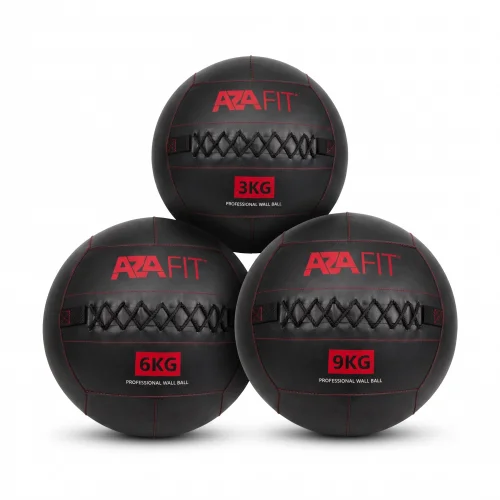 Wall Ball AZAFIT 3/6/9 kg | Médecine-Ball CrossFit Pro